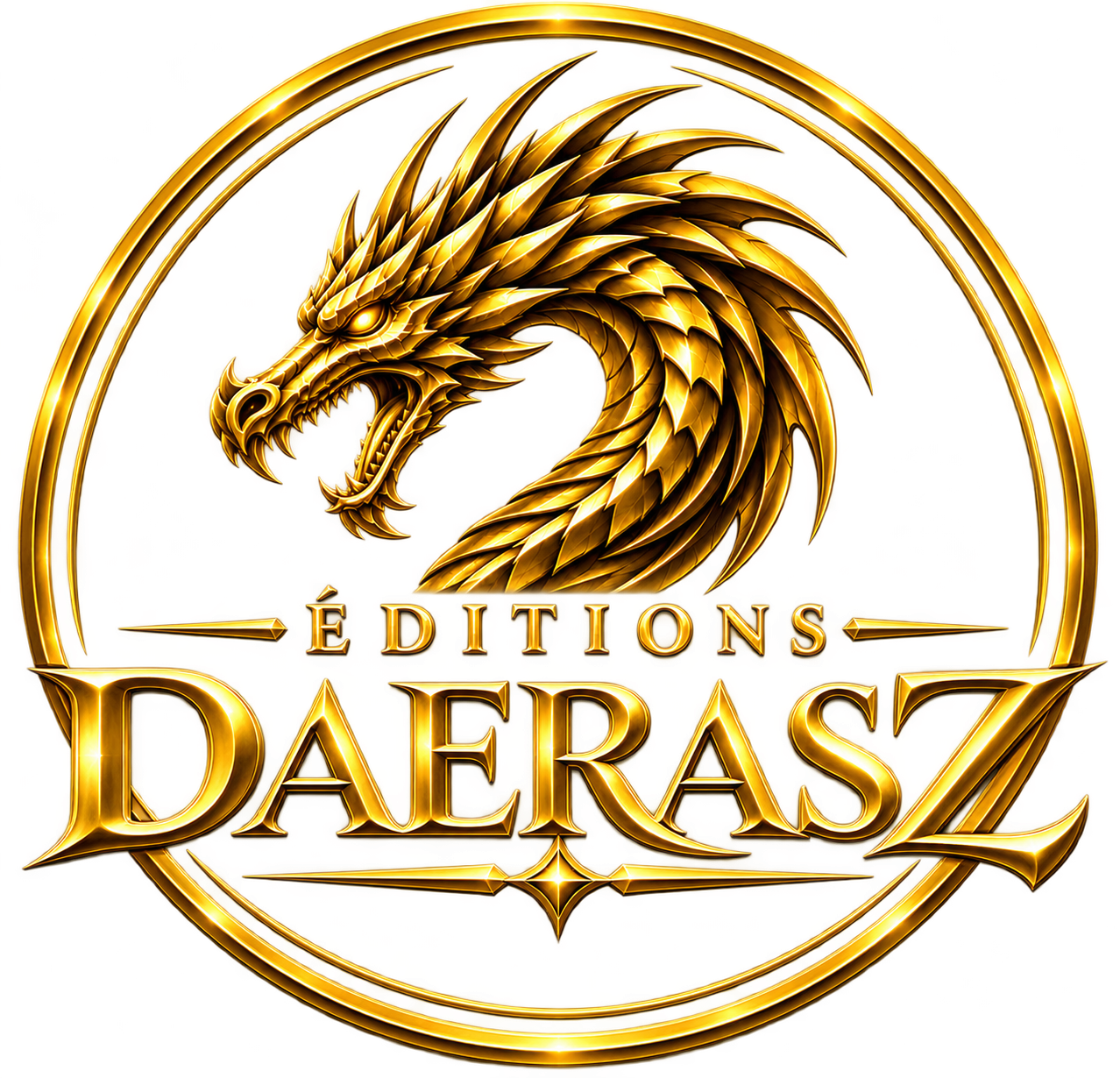 Emblème doré des Éditions Daerasz